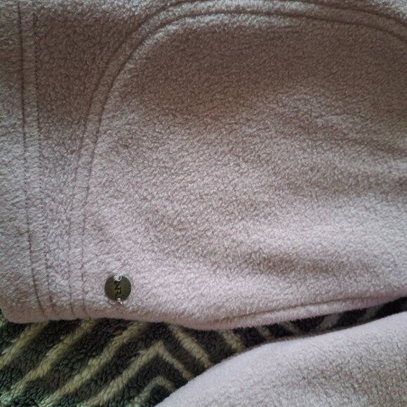 Northern Reflections Fleece Zip-Up Jacket - Gray Pink - Women's M - Picture 6 of 7